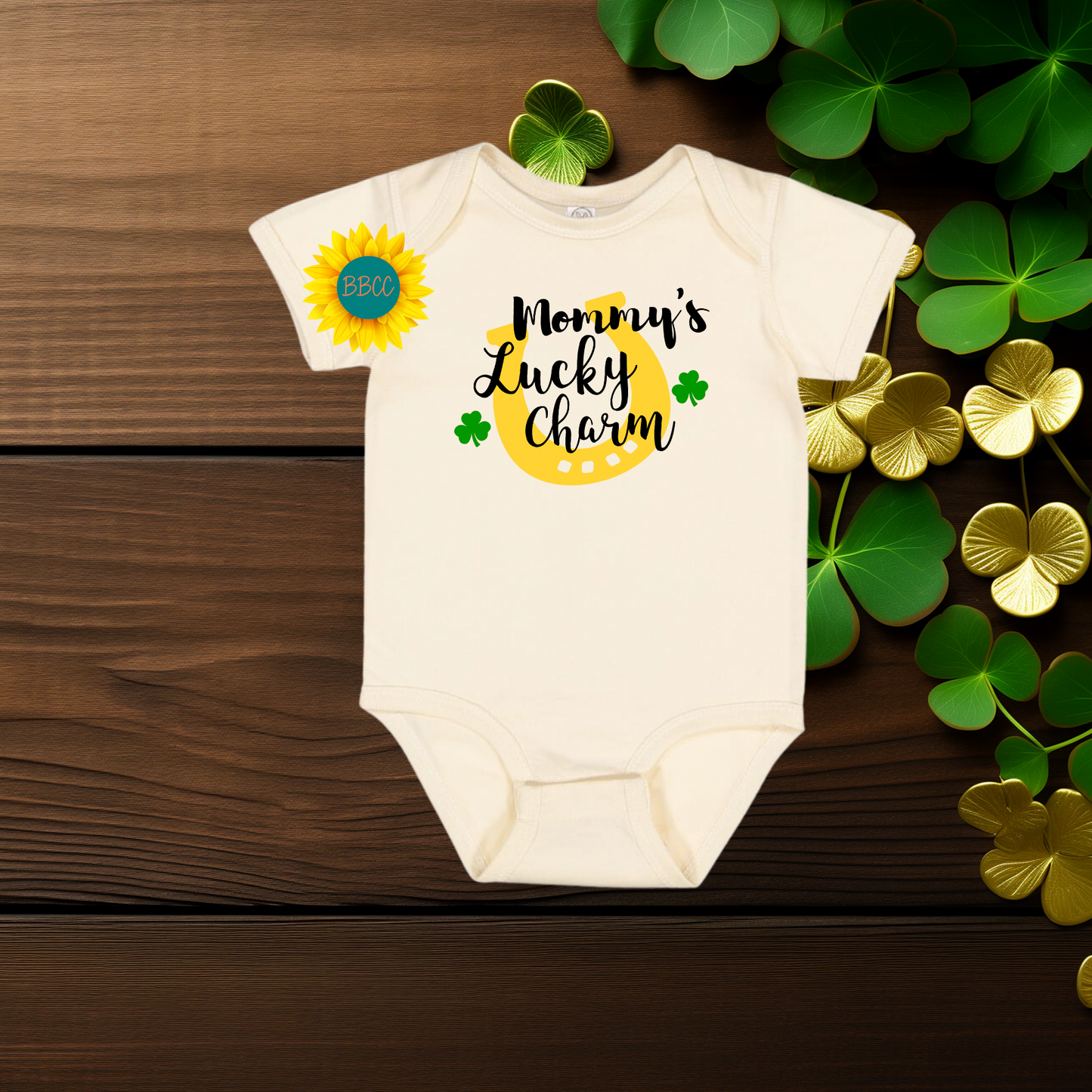 Baby Mommy's Lucky Charm Baby Romper – St. Patrick’s Day