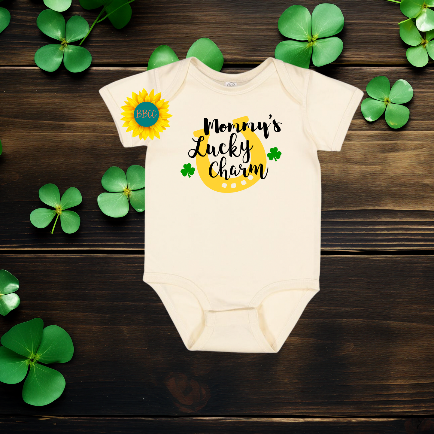 Baby Mommy's Lucky Charm Baby Romper – St. Patrick’s Day