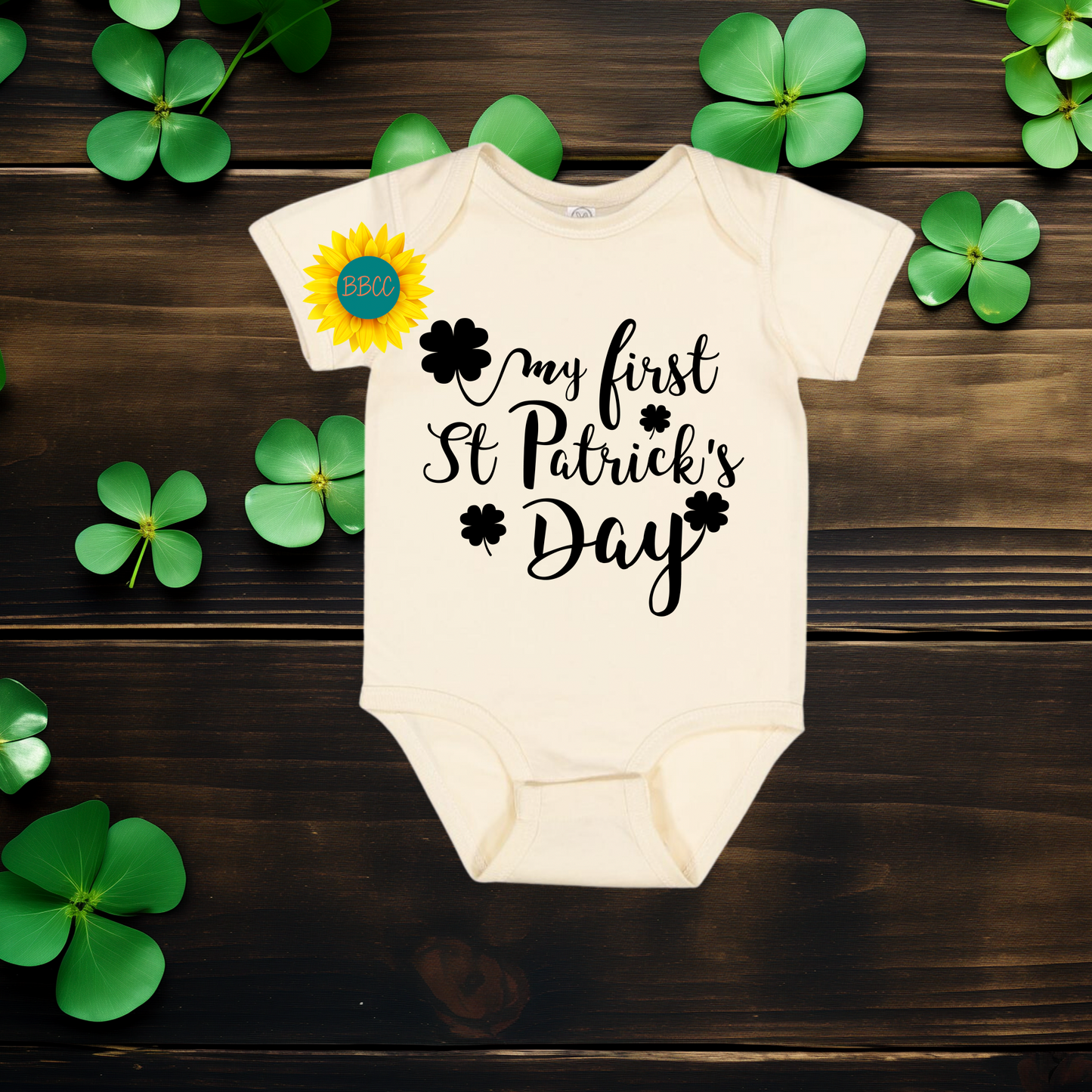 Baby My First St. Patrick’s Day Romper