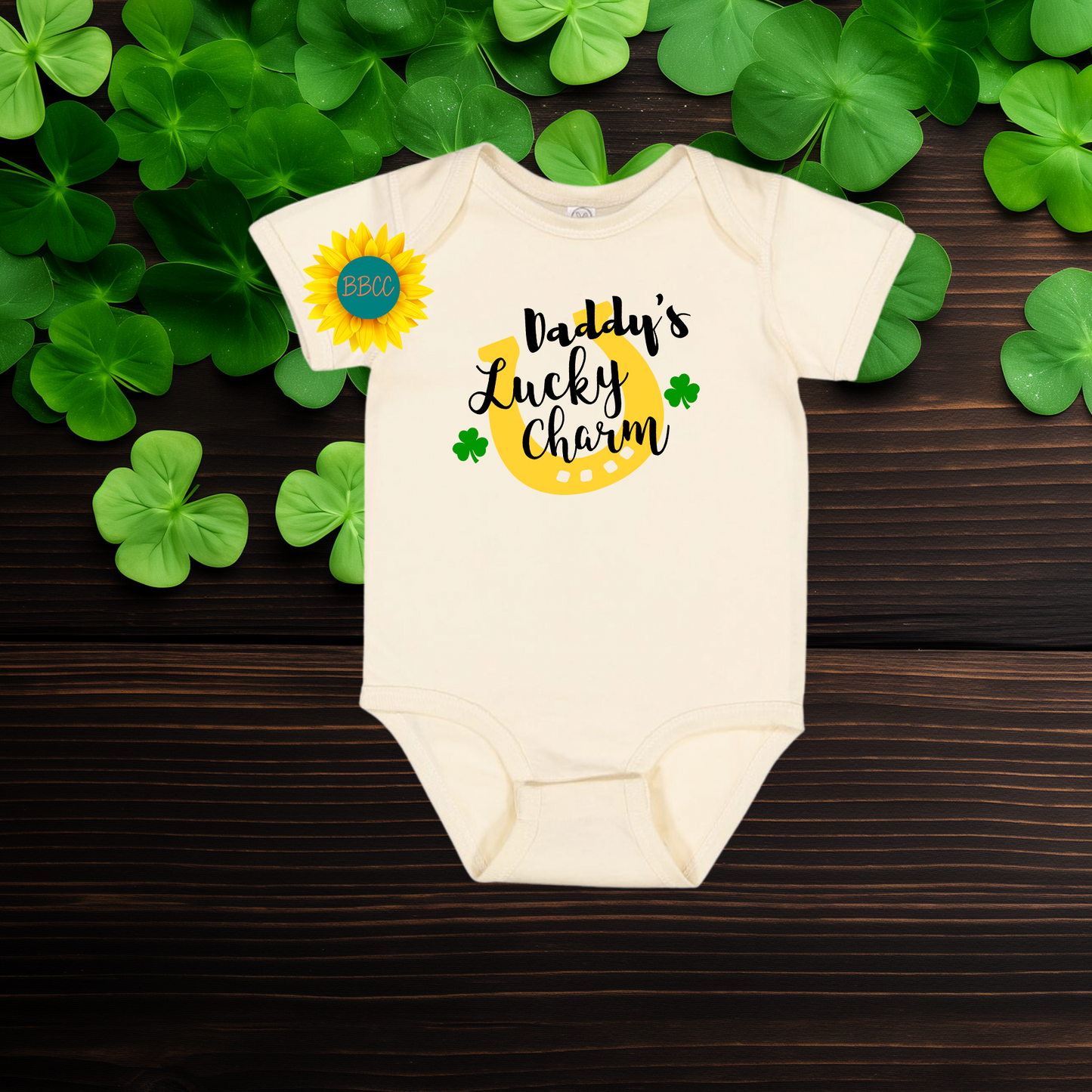 Daddy's Lucky Charm Baby Romper – St. Patrick’s Day