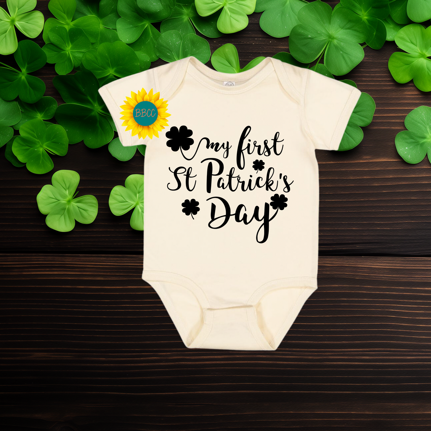 Baby My First St. Patrick’s Day Romper