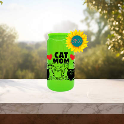 Pet Mom 16oz Stainless Steel or Plastic Tumbler