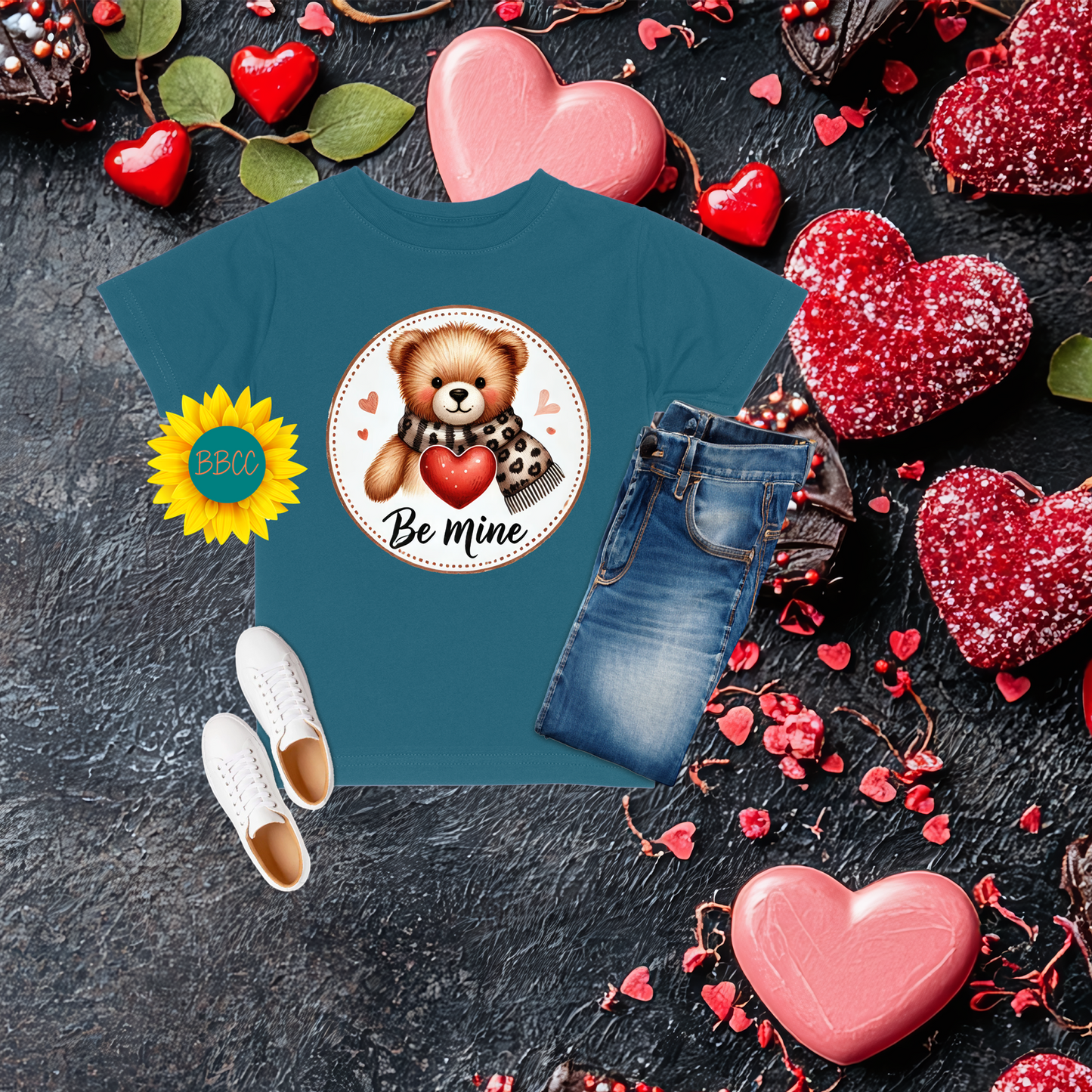 Be Mine Teddy Bear Valentine T-Shirt
