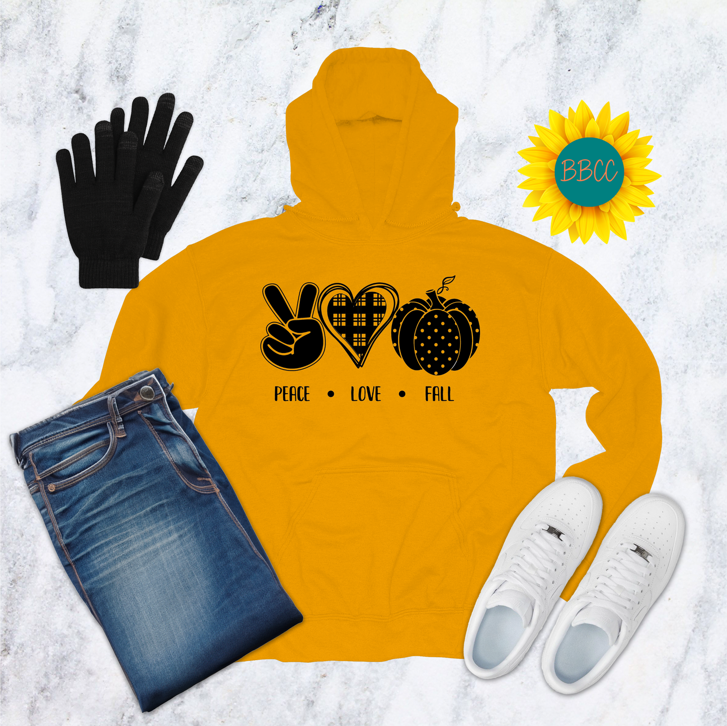 Peace Love Fall Hoodie