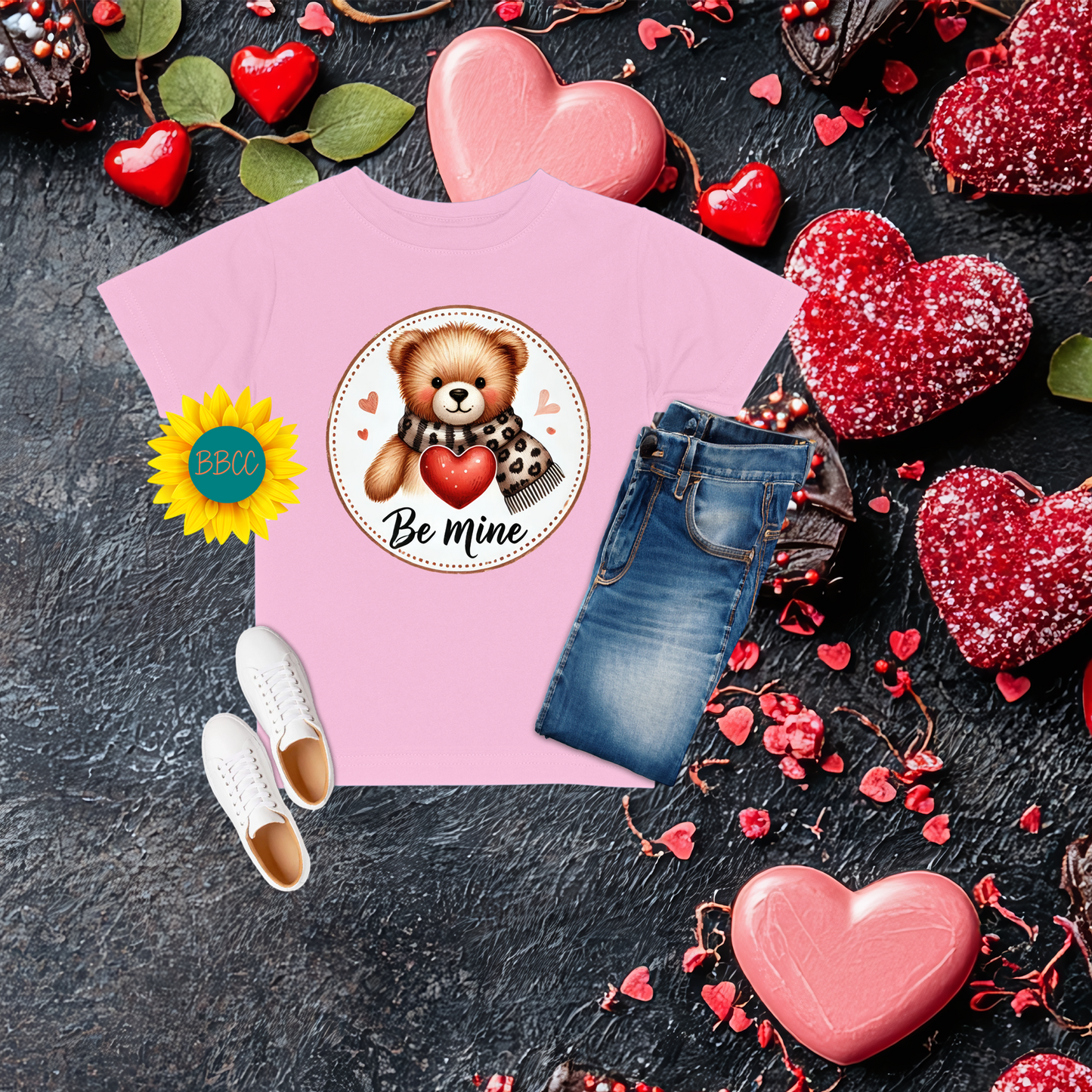 Be Mine Teddy Bear Valentine T-Shirt
