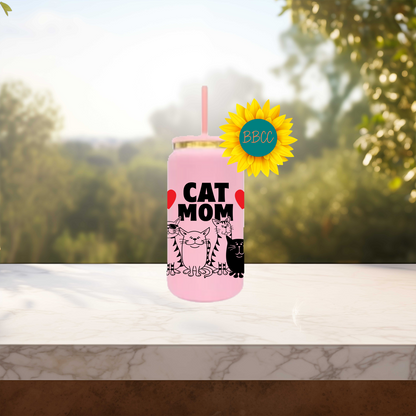 Pet Mom 16oz Stainless Steel or Plastic Tumbler