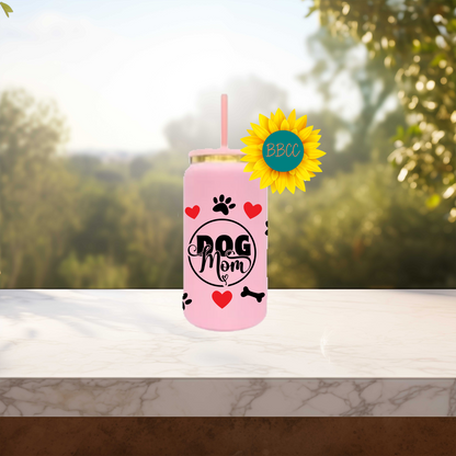 Pet Mom 16oz Stainless Steel or Plastic Tumbler