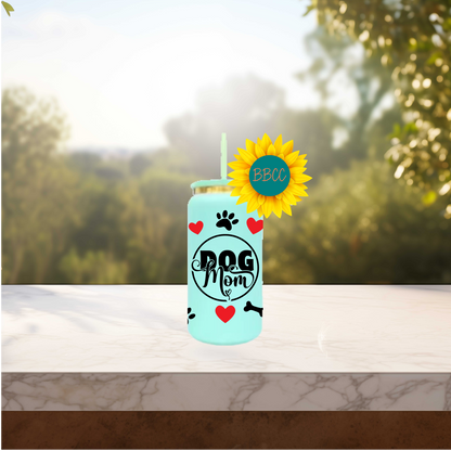 Pet Mom 16oz Stainless Steel or Plastic Tumbler