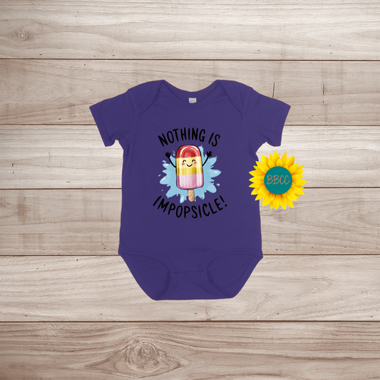 Baby Impossi-Cute Short Sleeve Romper