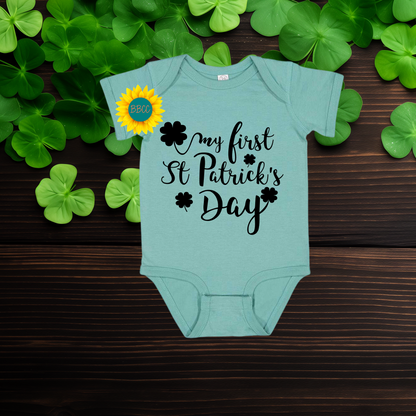 Baby My First St. Patrick’s Day Romper