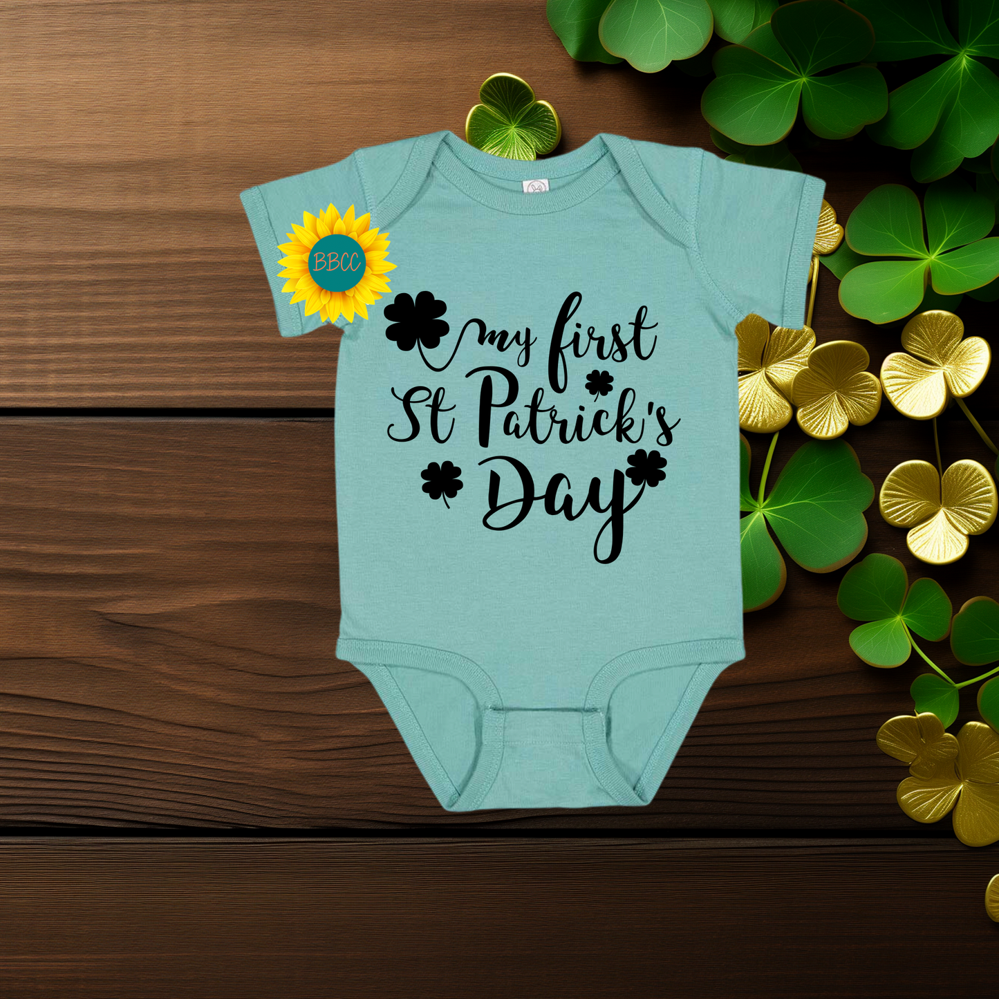 Baby My First St. Patrick’s Day Romper
