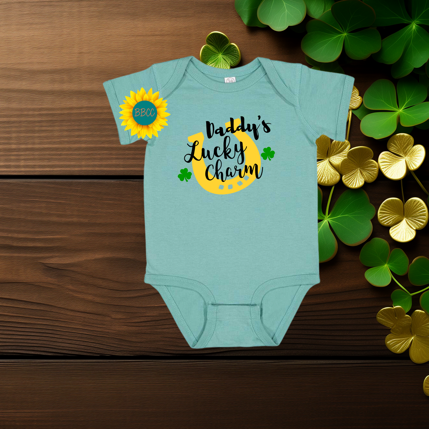 Daddy's Lucky Charm Baby Romper – St. Patrick’s Day
