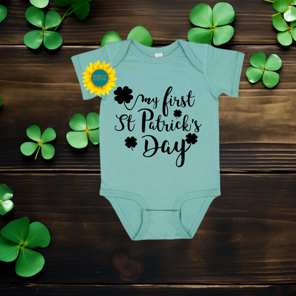 Baby My First St. Patrick’s Day Romper