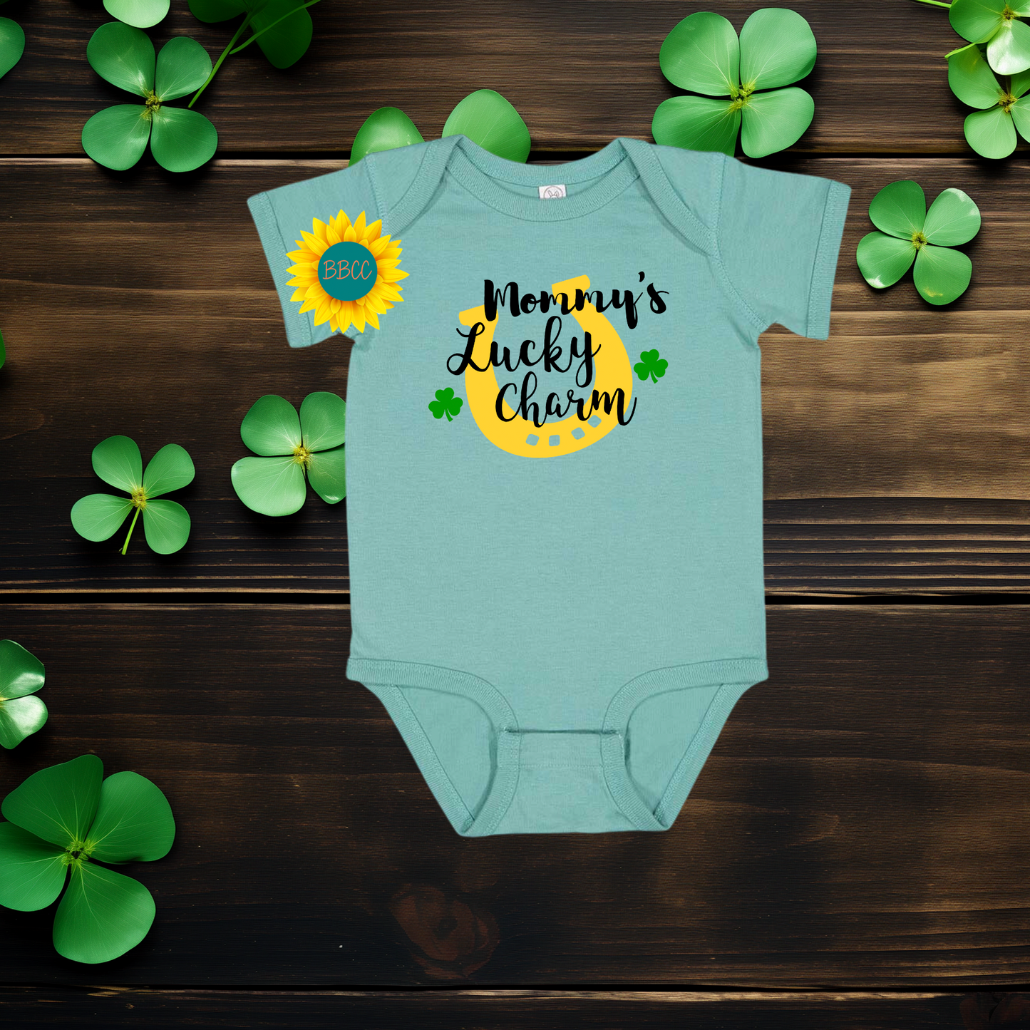 Baby Mommy's Lucky Charm Baby Romper – St. Patrick’s Day