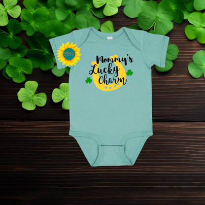 Baby Mommy's Lucky Charm Baby Romper – St. Patrick’s Day