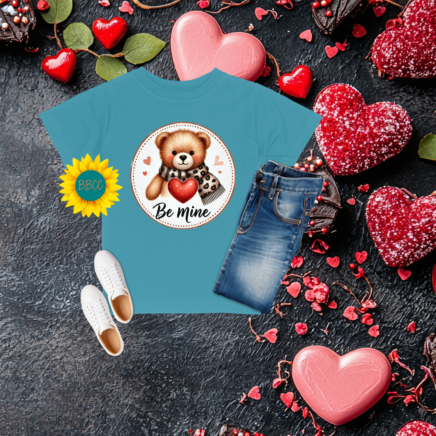 Be Mine Teddy Bear Valentine T-Shirt