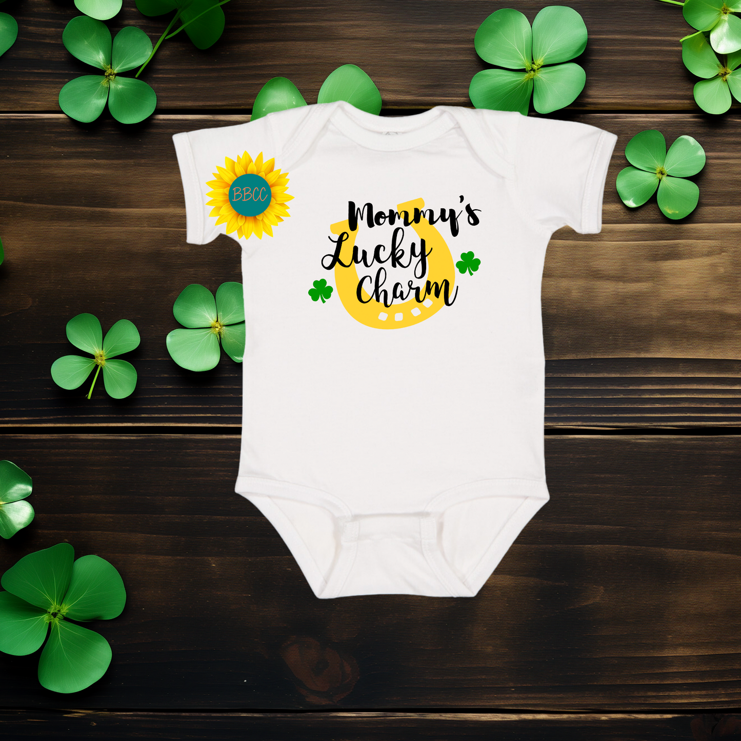 Baby Mommy's Lucky Charm Baby Romper – St. Patrick’s Day