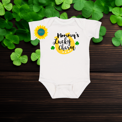 Baby Mommy's Lucky Charm Baby Romper – St. Patrick’s Day