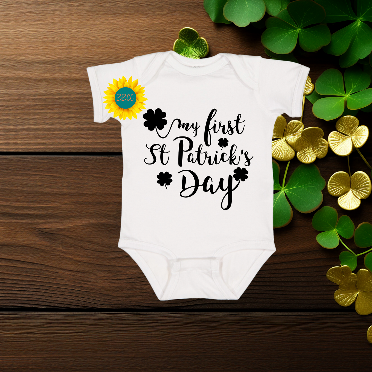 Baby My First St. Patrick’s Day Romper