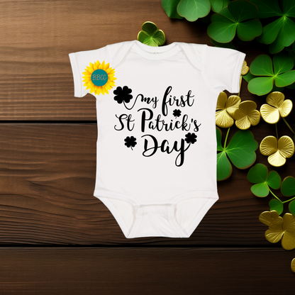 Baby My First St. Patrick’s Day Romper