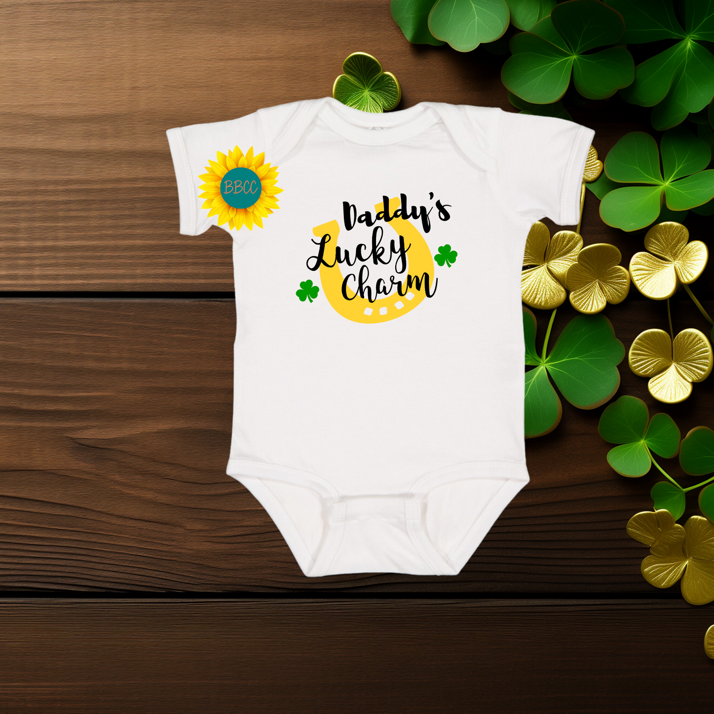 Daddy's Lucky Charm Baby Romper – St. Patrick’s Day