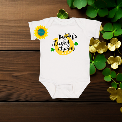 Daddy's Lucky Charm Baby Romper – St. Patrick’s Day