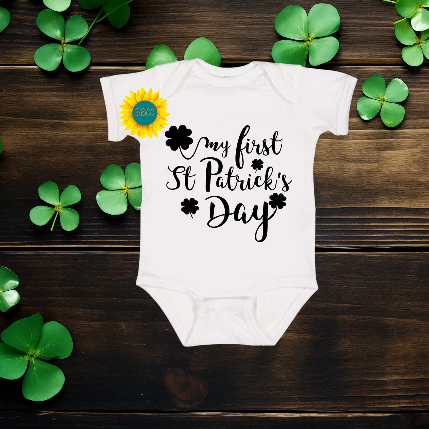 Baby My First St. Patrick’s Day Romper