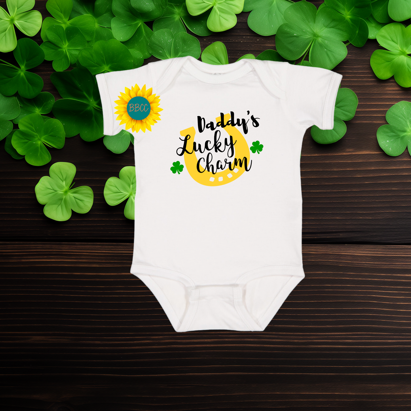 Daddy's Lucky Charm Baby Romper – St. Patrick’s Day