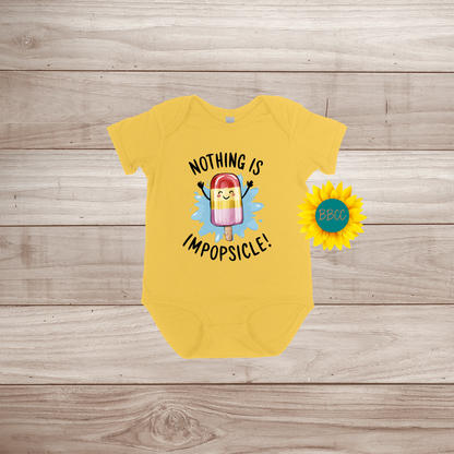 Baby Impossi-Cute Short Sleeve Romper